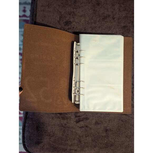 Blue leather 52 Week Challenge Binder Money Saving honey and me - Picture 3 of 4